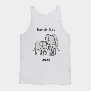 Elephants for Earth Day Tank Top